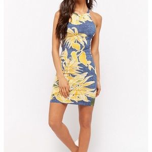 It’s blue and yellow dress